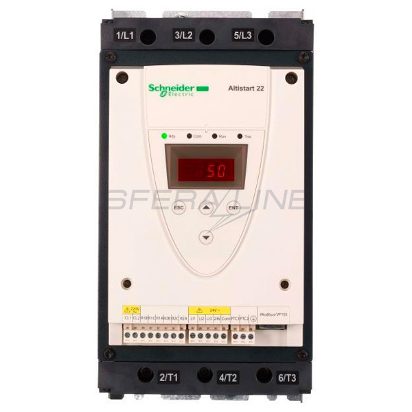 Пристрій плавного пуску ATS22 110A 400B, Schneider Electric